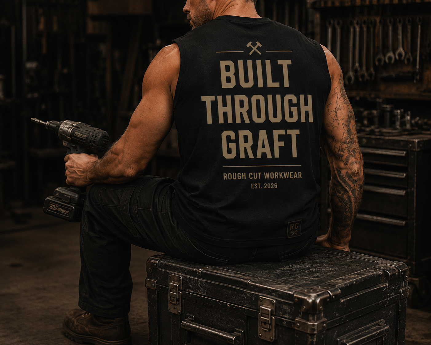 Built Through Graft Premium Heavyweight Vest