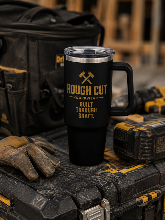 Rough Cut Workwear™ 40oz Insulated Tumbler – Built Through Graft