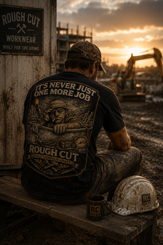 Never Just One More Job Premium Heavyweight Tee