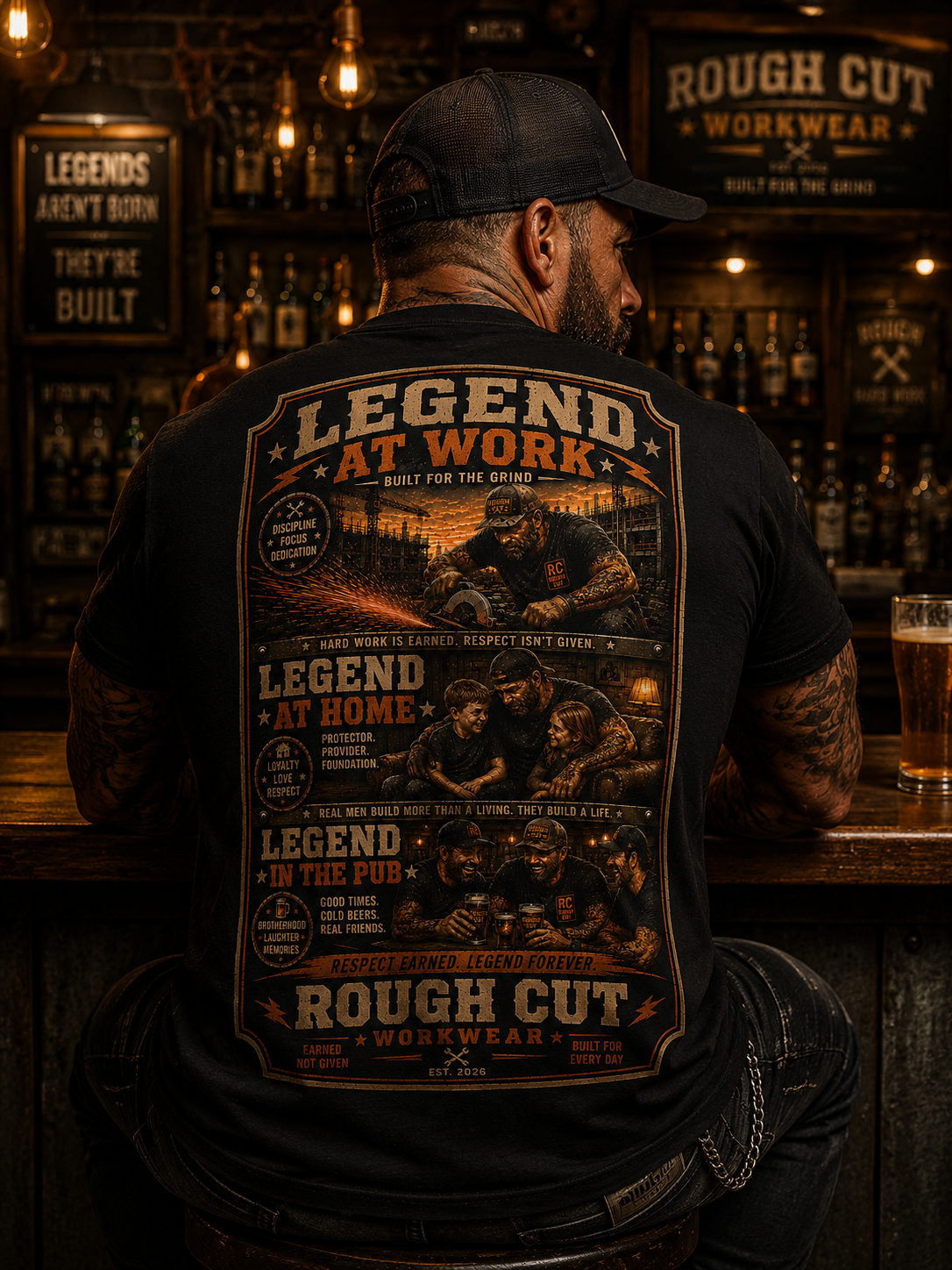 Legend at Work – Premium Heavyweight T-Shirt